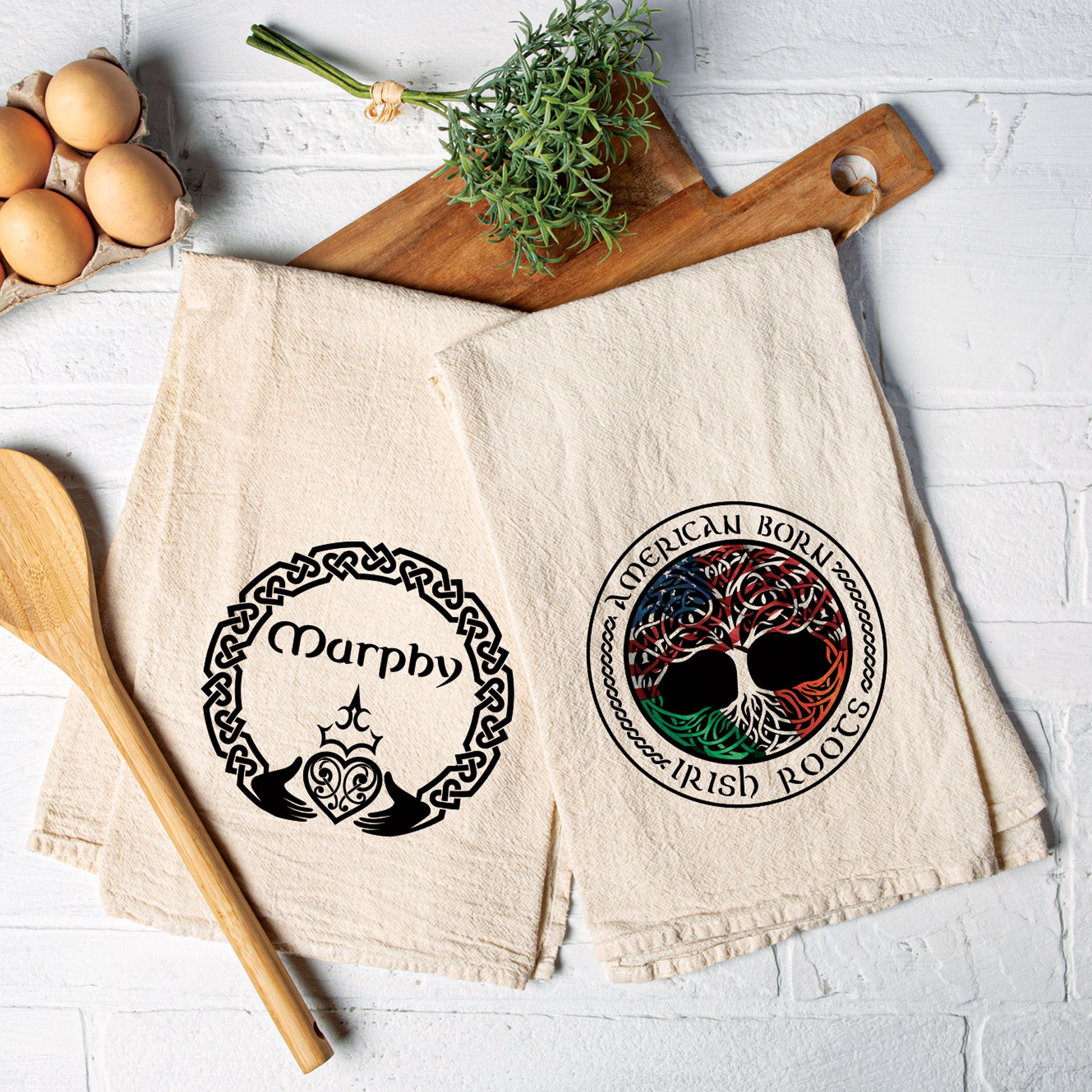 Irish Soda Bread Tea Towel and Pot Holder– Creative Irish Gifts