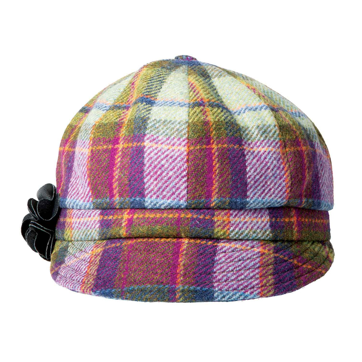 Newsboy Cap, Purple Plaid