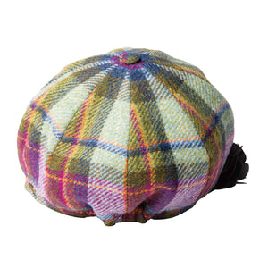 Newsboy Cap, Purple Plaid