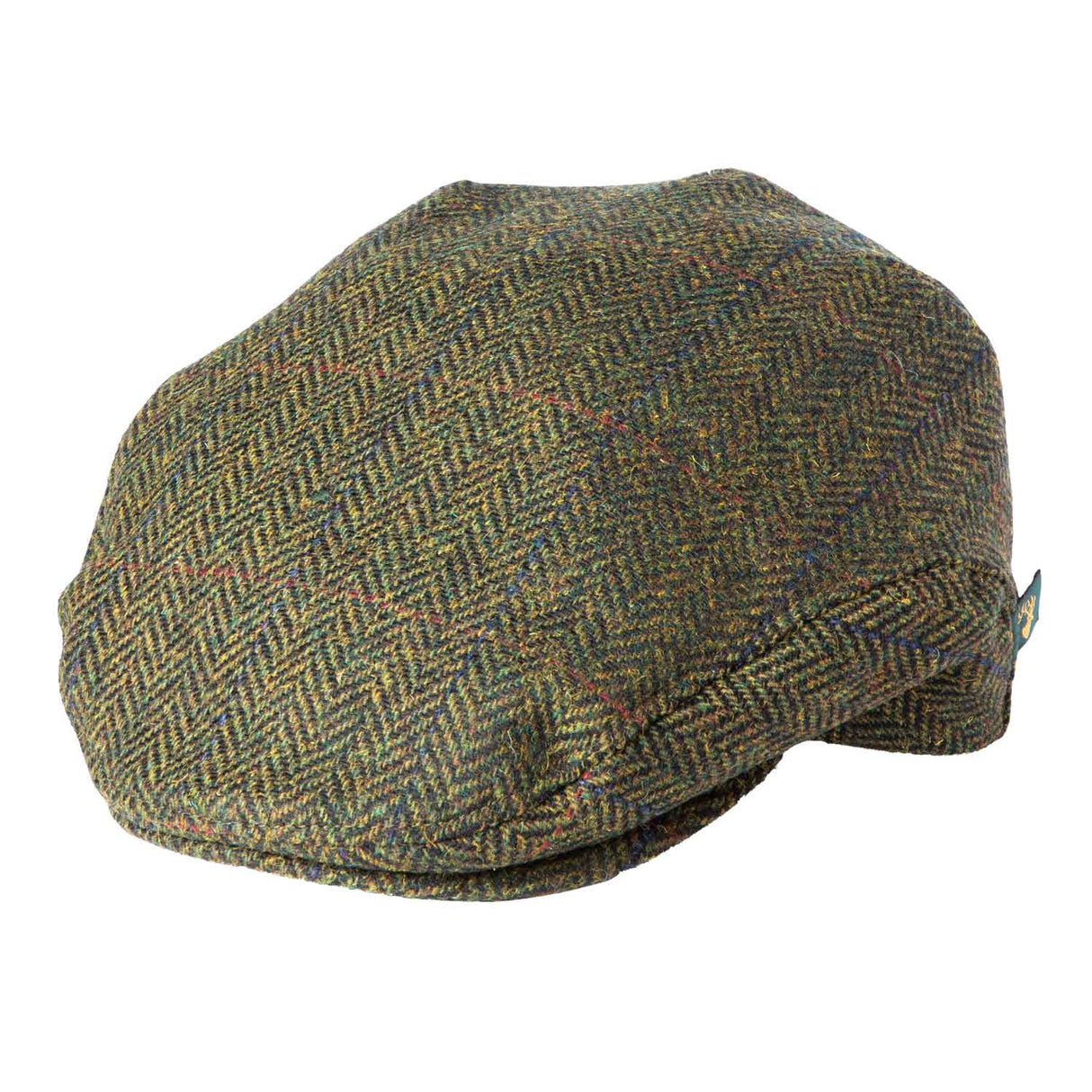 Trinity Newsboy Cap- Green Tweed