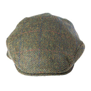 Trinity Newsboy Cap- Green Tweed