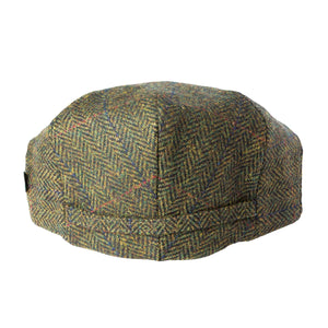 Trinity Newsboy Cap- Green Tweed