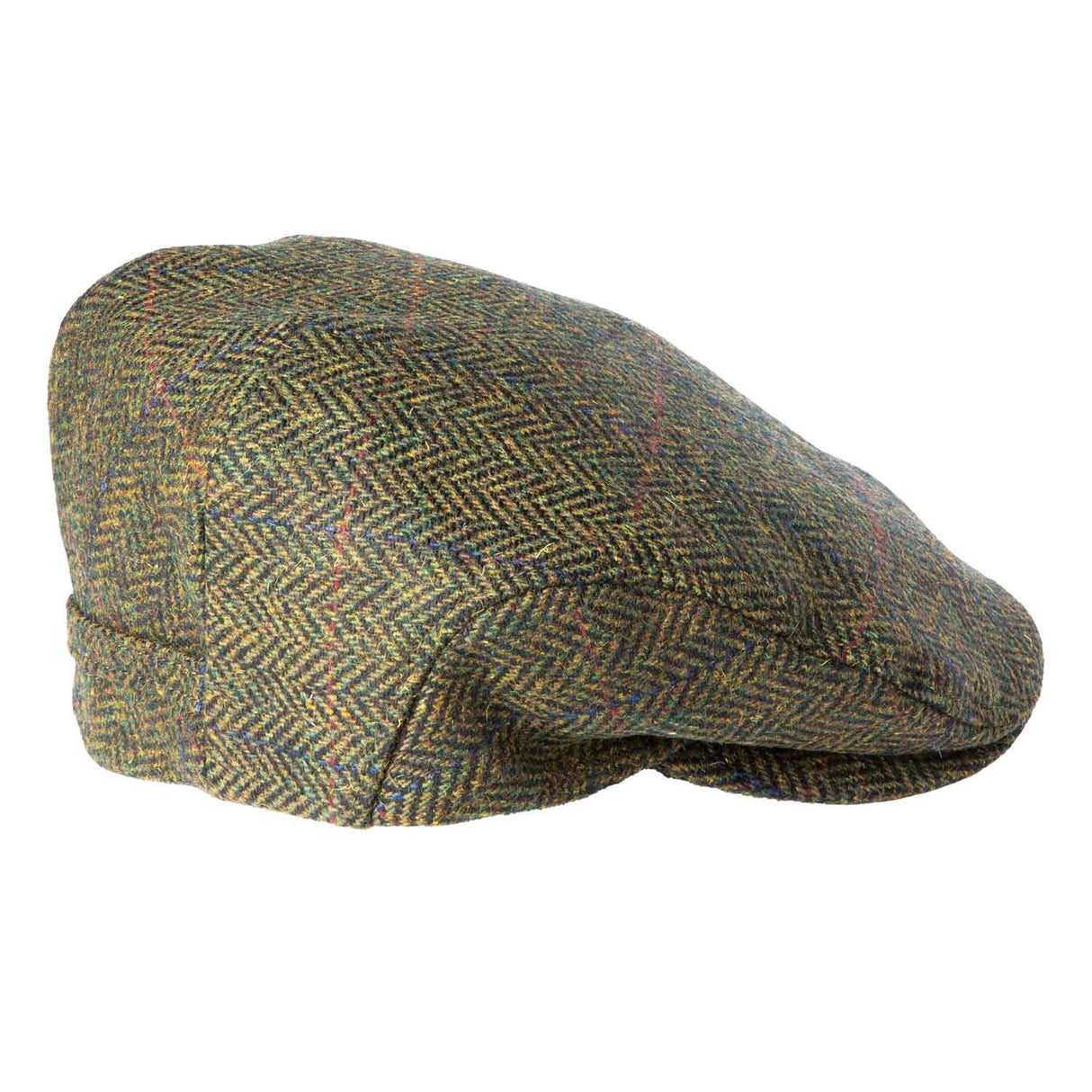 Trinity Newsboy Cap- Green Tweed