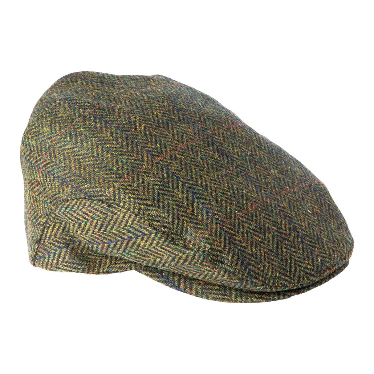 Trinity Newsboy Cap- Green Tweed