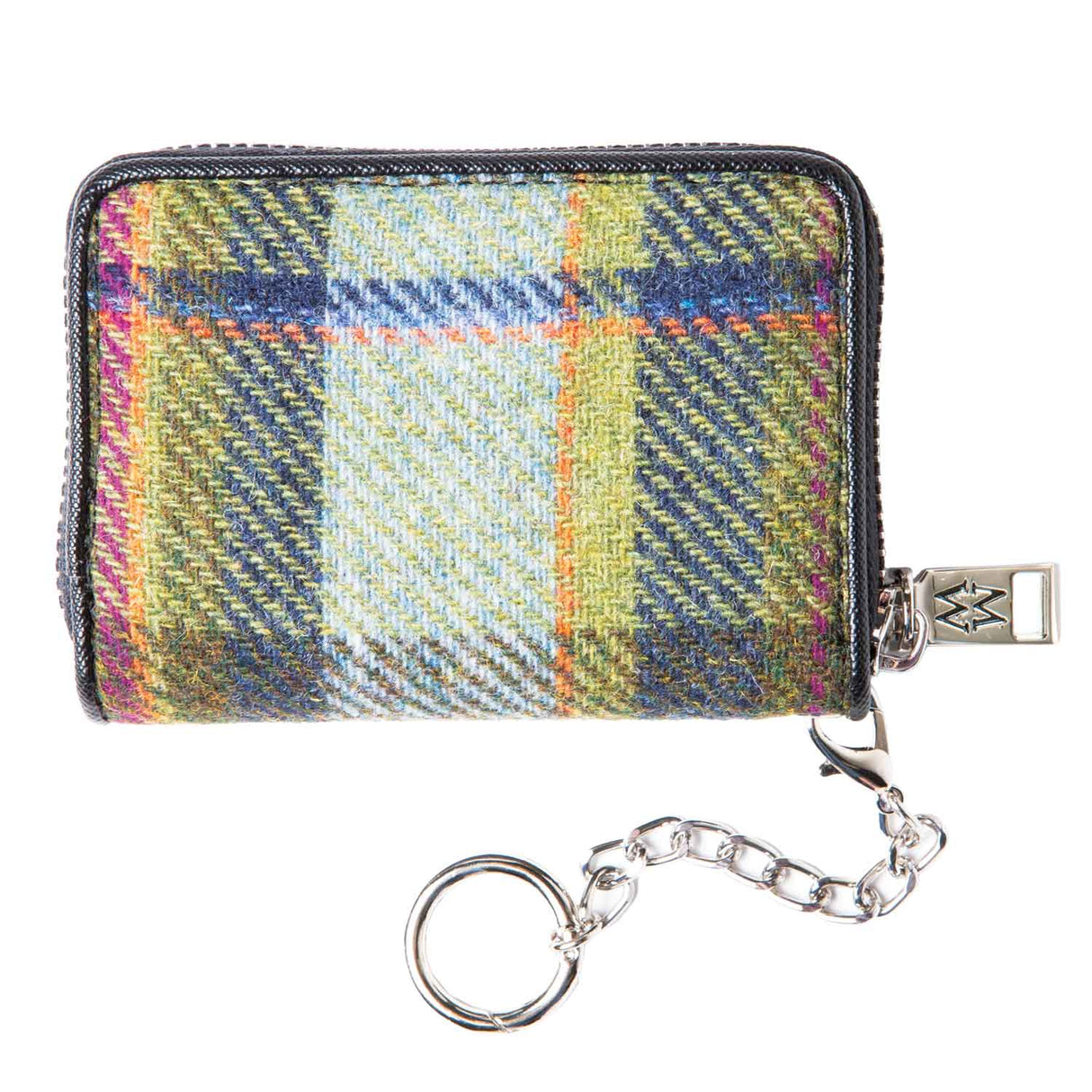 Credit Card Holder, Purple Plaid