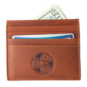 Tomas Card Holder - Tan - Creative Irish Gifts