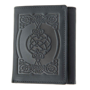 Tri Fold Wallet- Black - Creative Irish Gifts