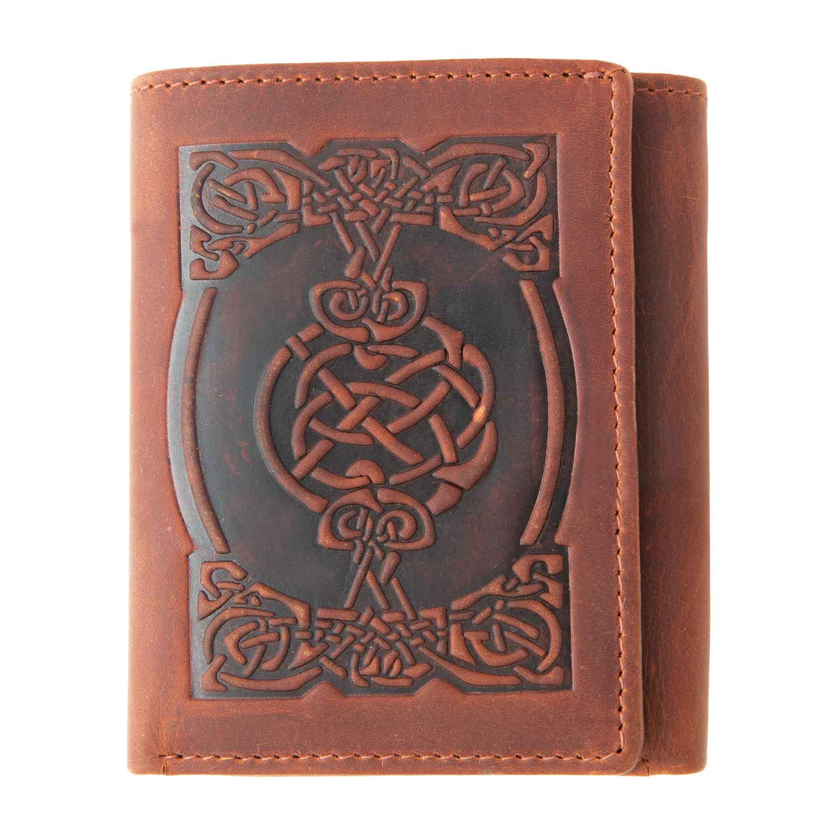 Tri Fold Wallet- Tan - Creative Irish Gifts