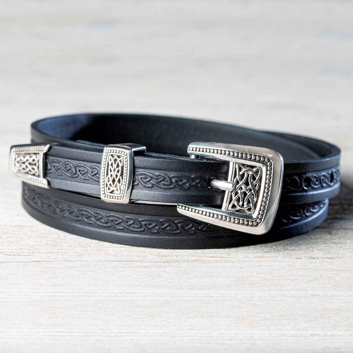 Ladies Celtic Meabh Belt, Black