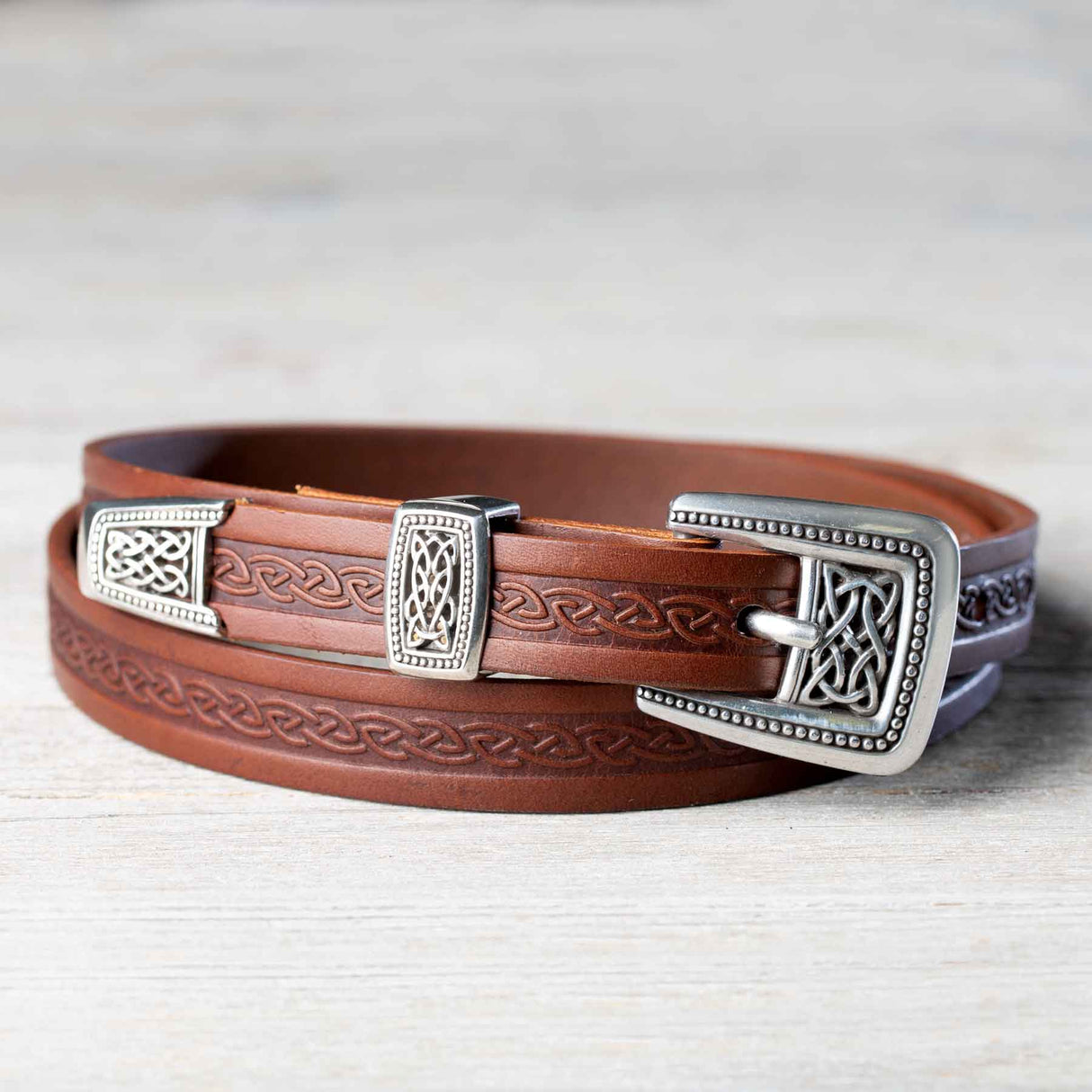 Ladies Celtic Meabh Belt, Tan