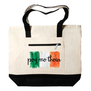 Pog Mo Thoin Irish Flag Tote Bag