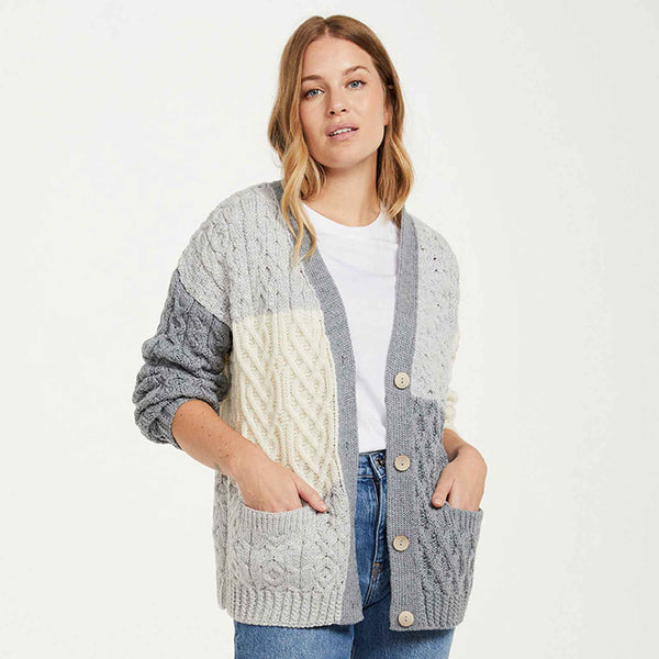 Moss Cardigan : Charcoal – Wol Hide