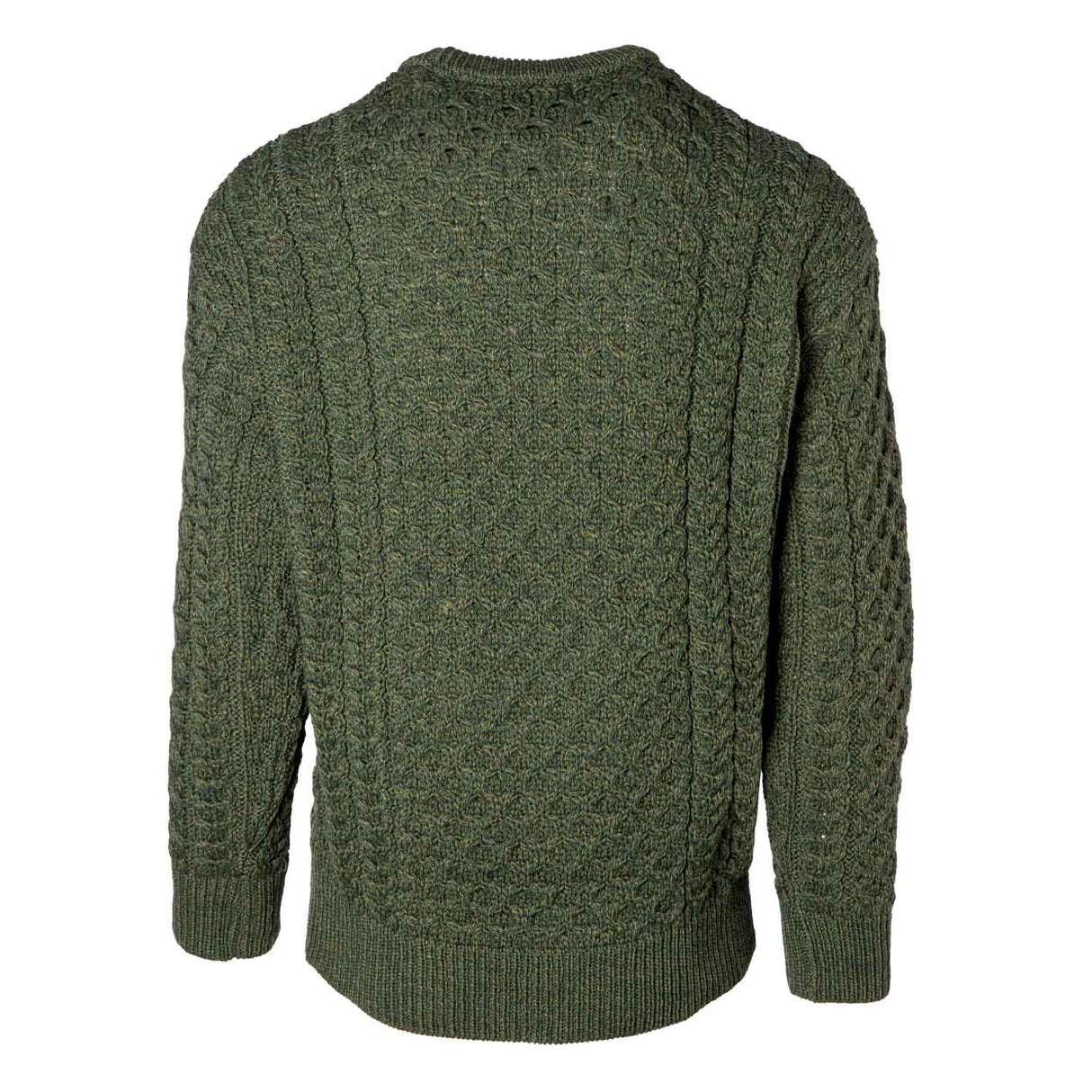 Kildare Unisex Longer Length Crewneck - Army Green