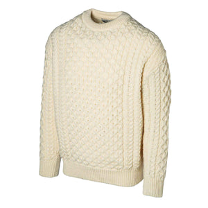 Kildare Unisex Longer Length Crewneck - Natural