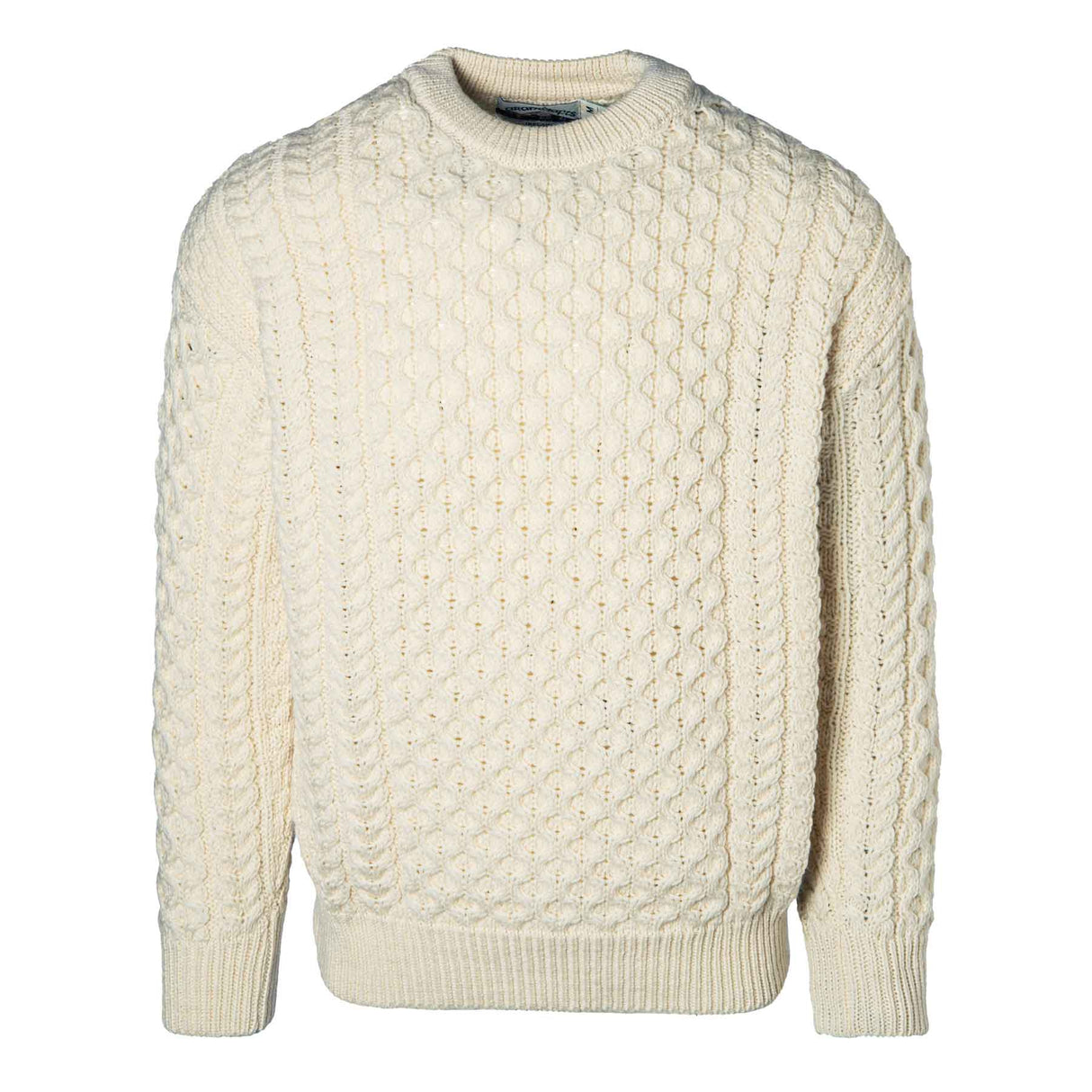 Kildare Unisex Longer Length Crewneck - Natural