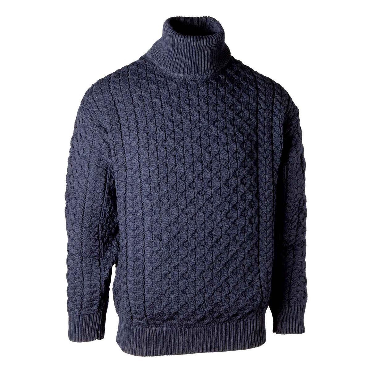 Carrick Unisex Turtleneck Sweater - Navy