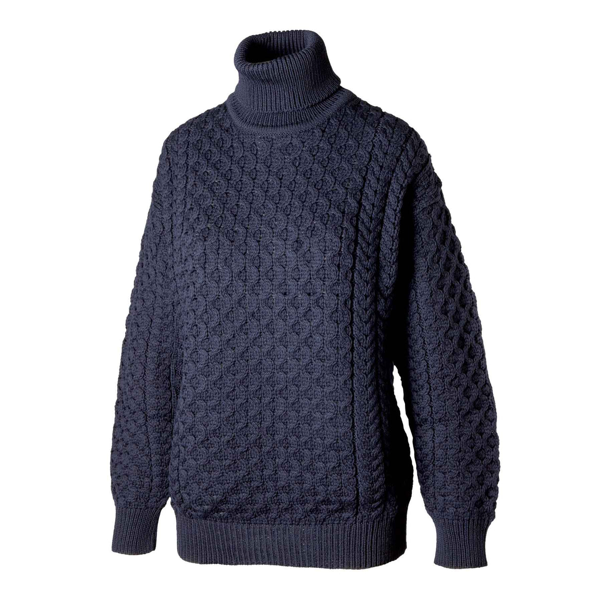 Carrick Unisex Turtleneck Sweater - Navy