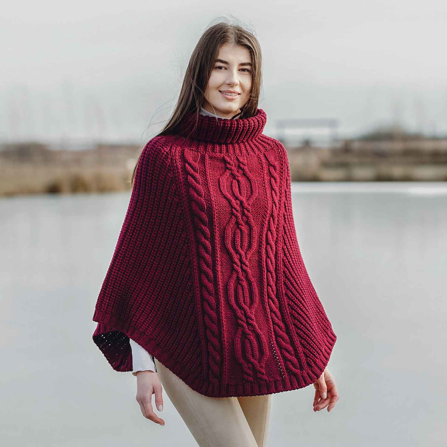 Authentic Irish offers Sweater Poncho