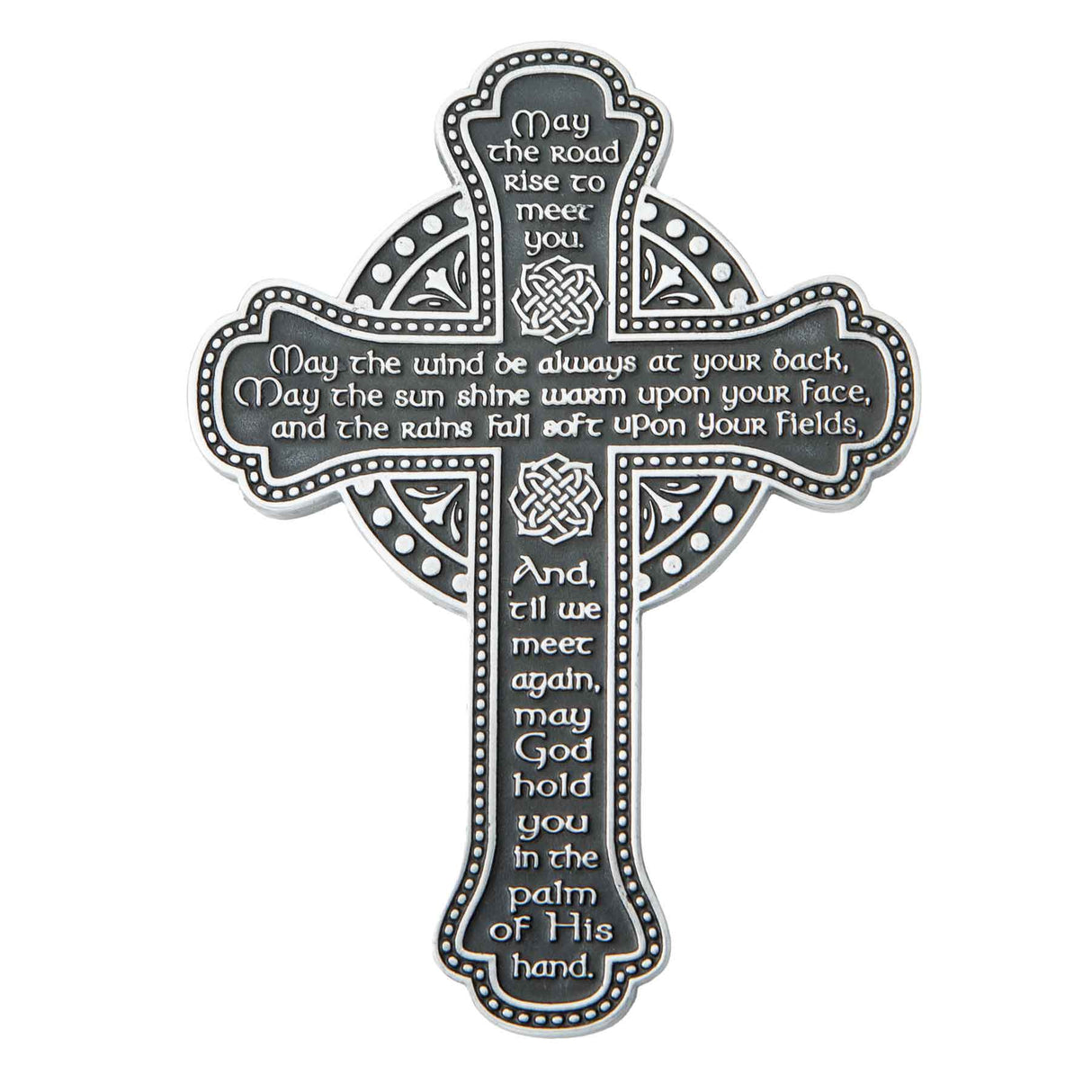 May The Road Rise Irish Blessing Cross