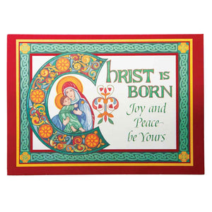 Christ Is Born - Irish Christmas Cards