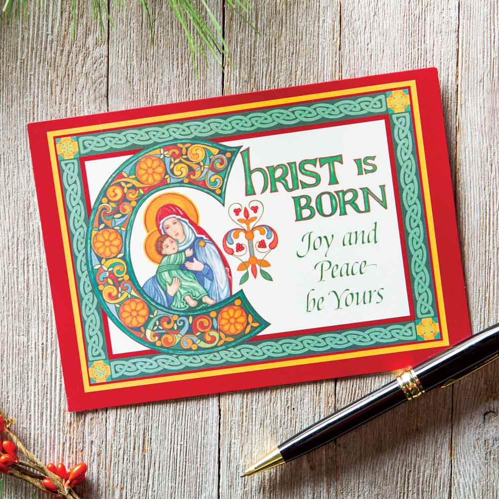 Christ Is Born - Irish Christmas Cards