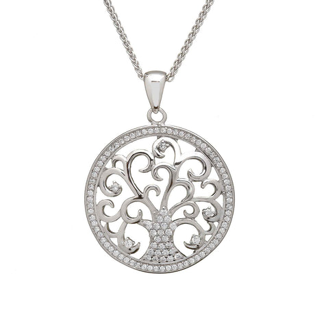 Tree of Life CZ Necklace - Creative Irish Gifts