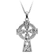 Silver Traditional 2 Sided Cross Necklace - Creative Irish Gifts