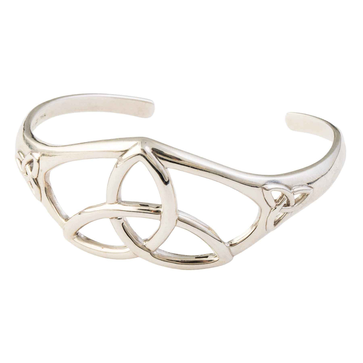 Celtic Triquetra Knot Silver Bracelet