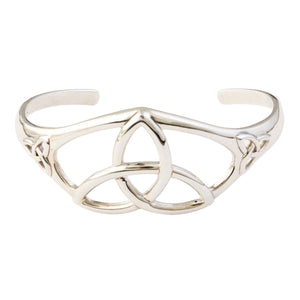 Celtic Triquetra Knot Silver Bracelet