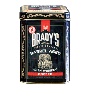 Brady's Barrel Aged Irish Whiskey Ground Coffee Tin