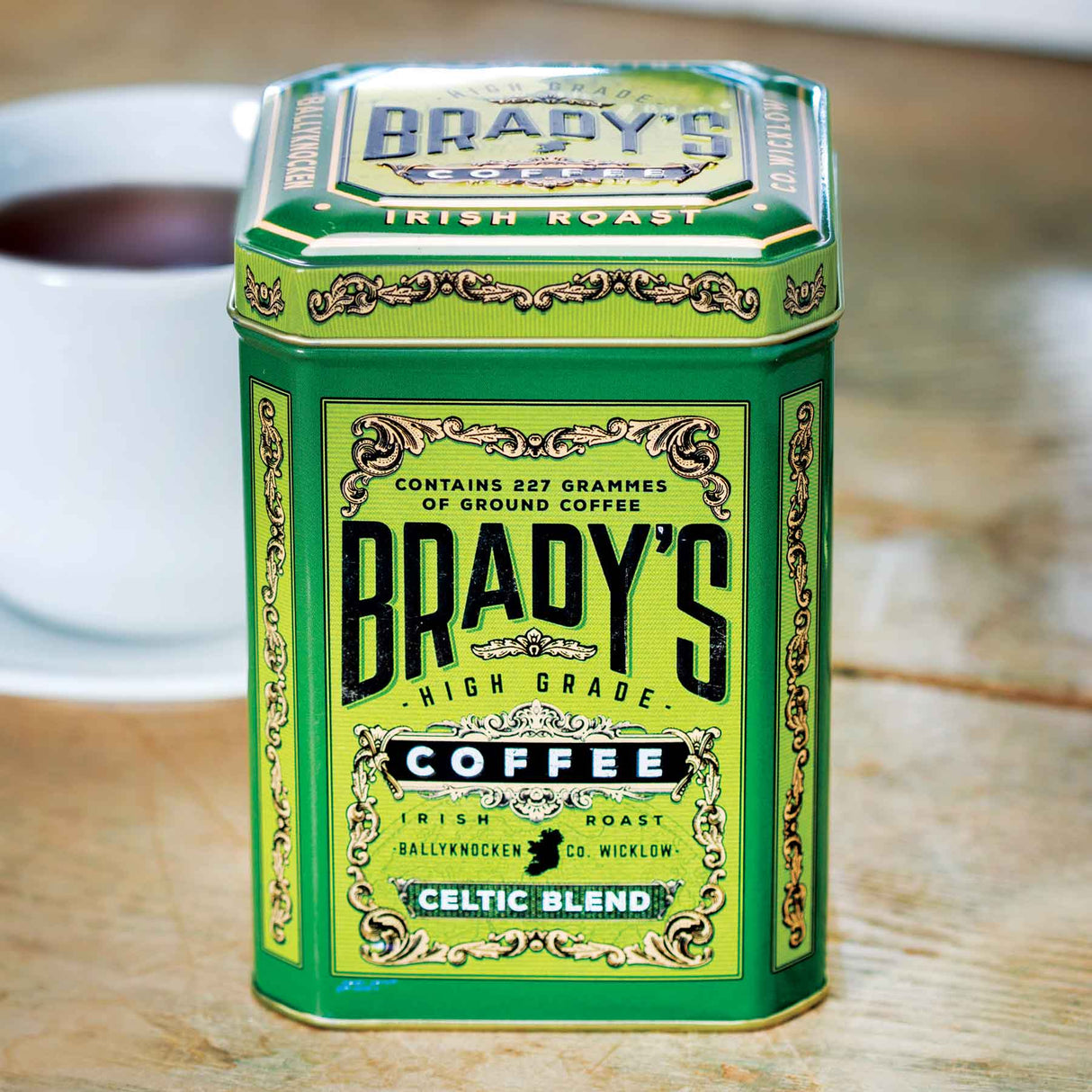 Brady's Irish Celtic Blend Coffee in Tin