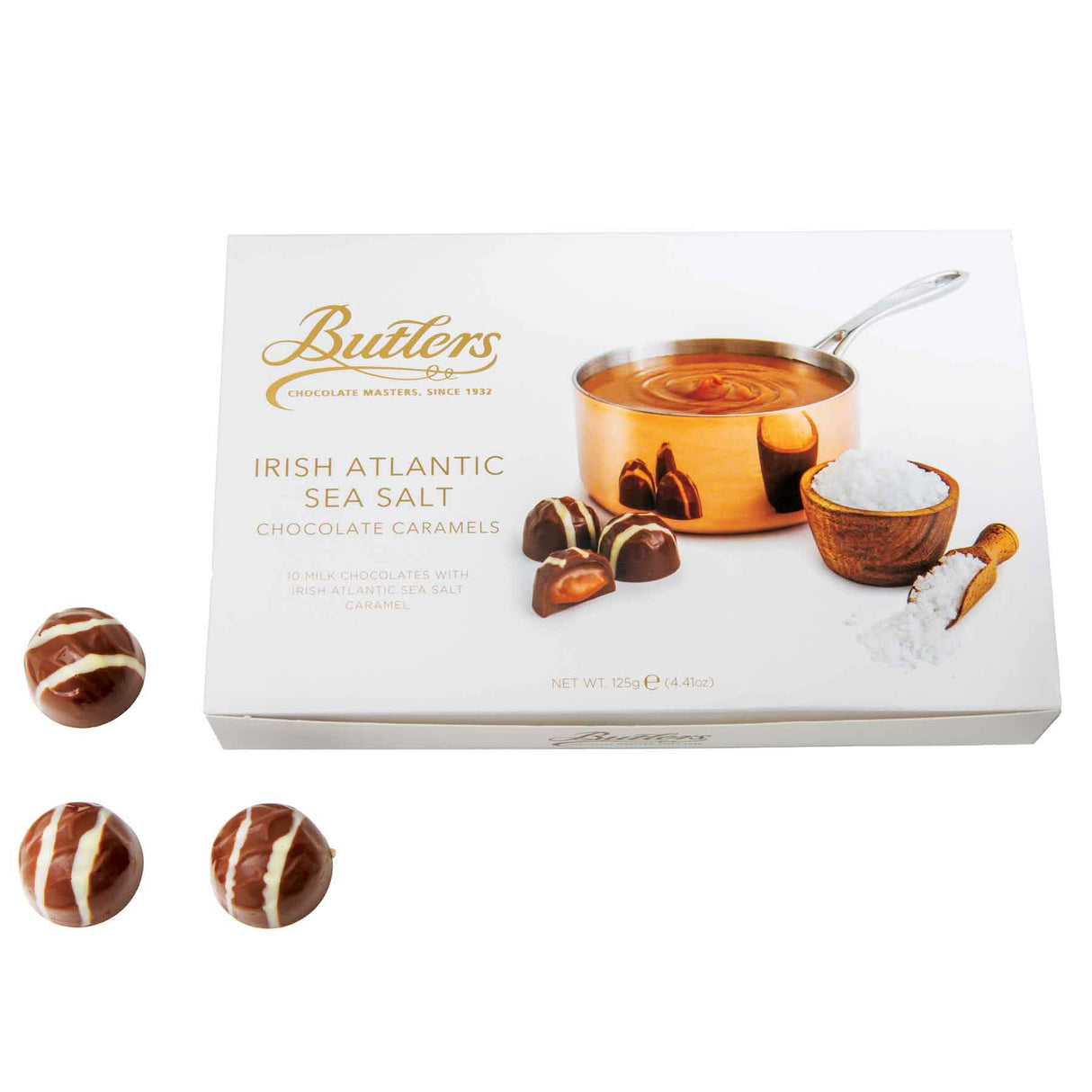 Butlers Irish Atlantic Sea Salt Chocolate Caramels Box