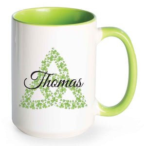 Personalized Shamrock Trinity Mug - Creative Irish Gifts