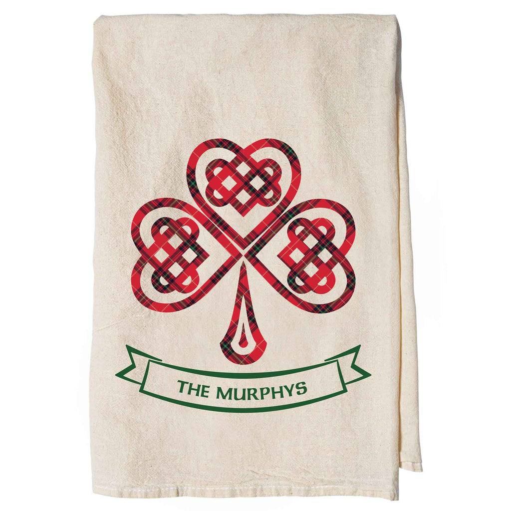 Irish Shamrock Waffle Kitchen Dish Tea Towel Set of Two – House of