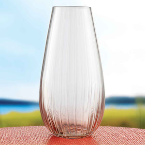 Galway Crystal Erne 9.5" Vase- Blush