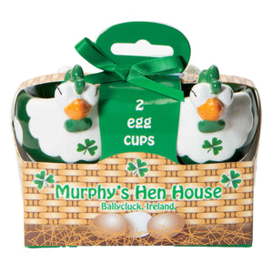 Murphy's Hens Pair of Egg Cups - Creative Irish Gifts