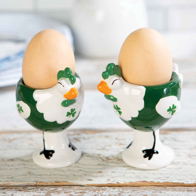 Murphy's Hens Pair of Egg Cups - Creative Irish Gifts