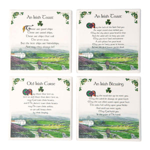 Irish Toasts Coasters- Set of 4