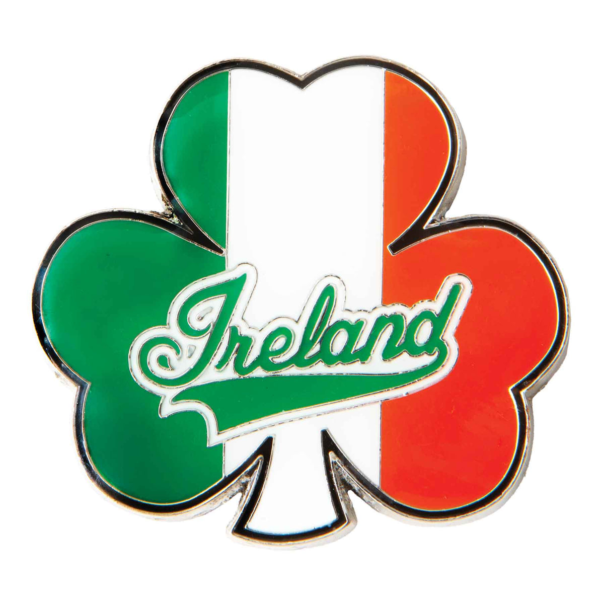 Ireland Tricolor Shamrock Magnet