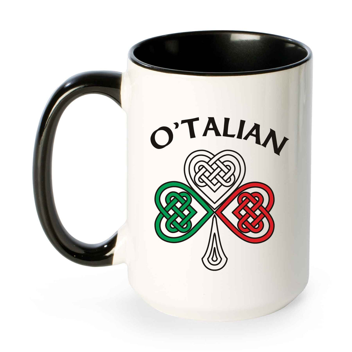 O'talian Irish Italian Shamrock Mug