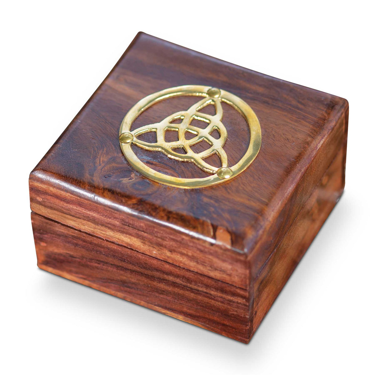 Metal Trinity Wood Box