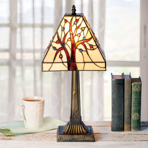 Tree of Life Stained Glass Lamp