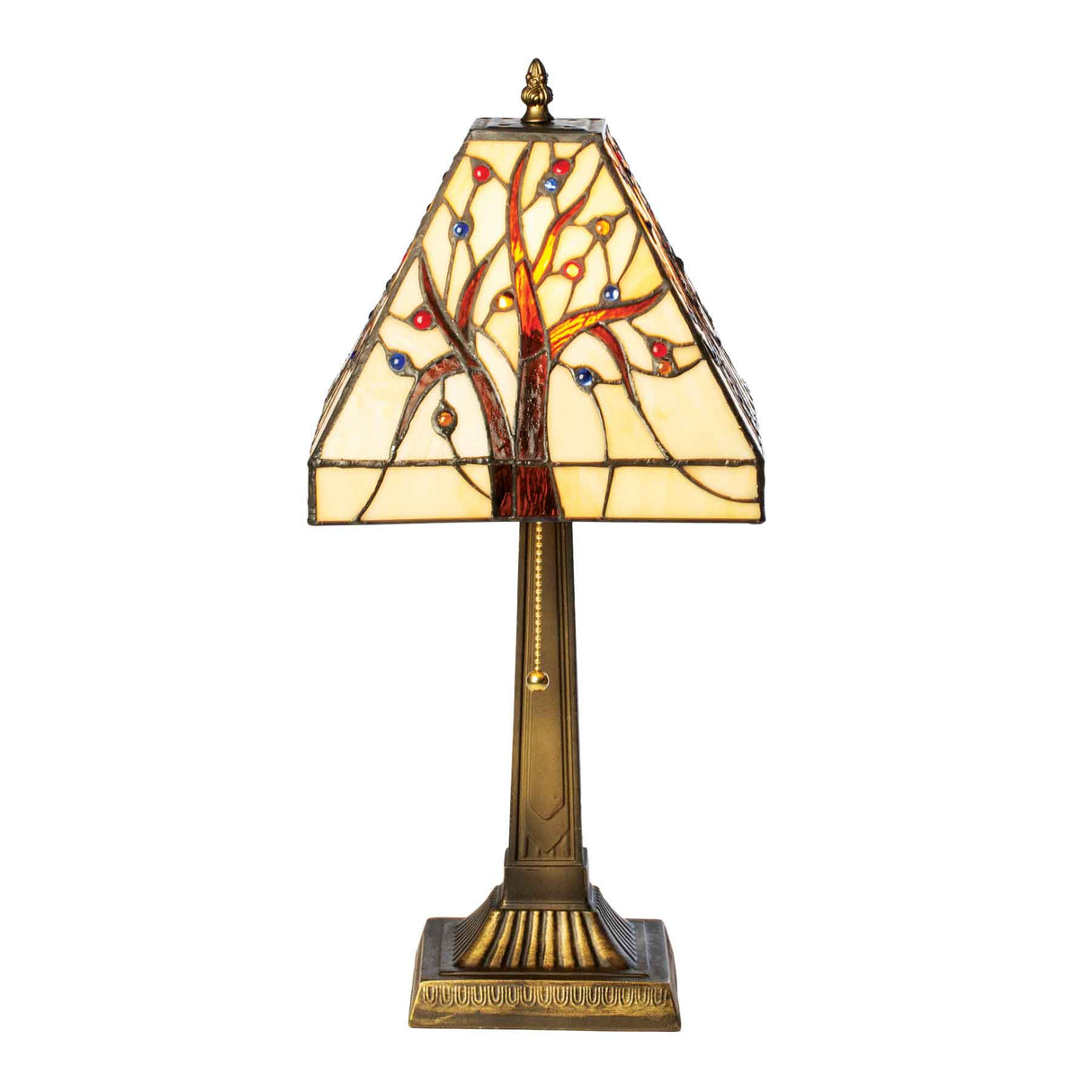 Tree of Life Stained Glass Lamp