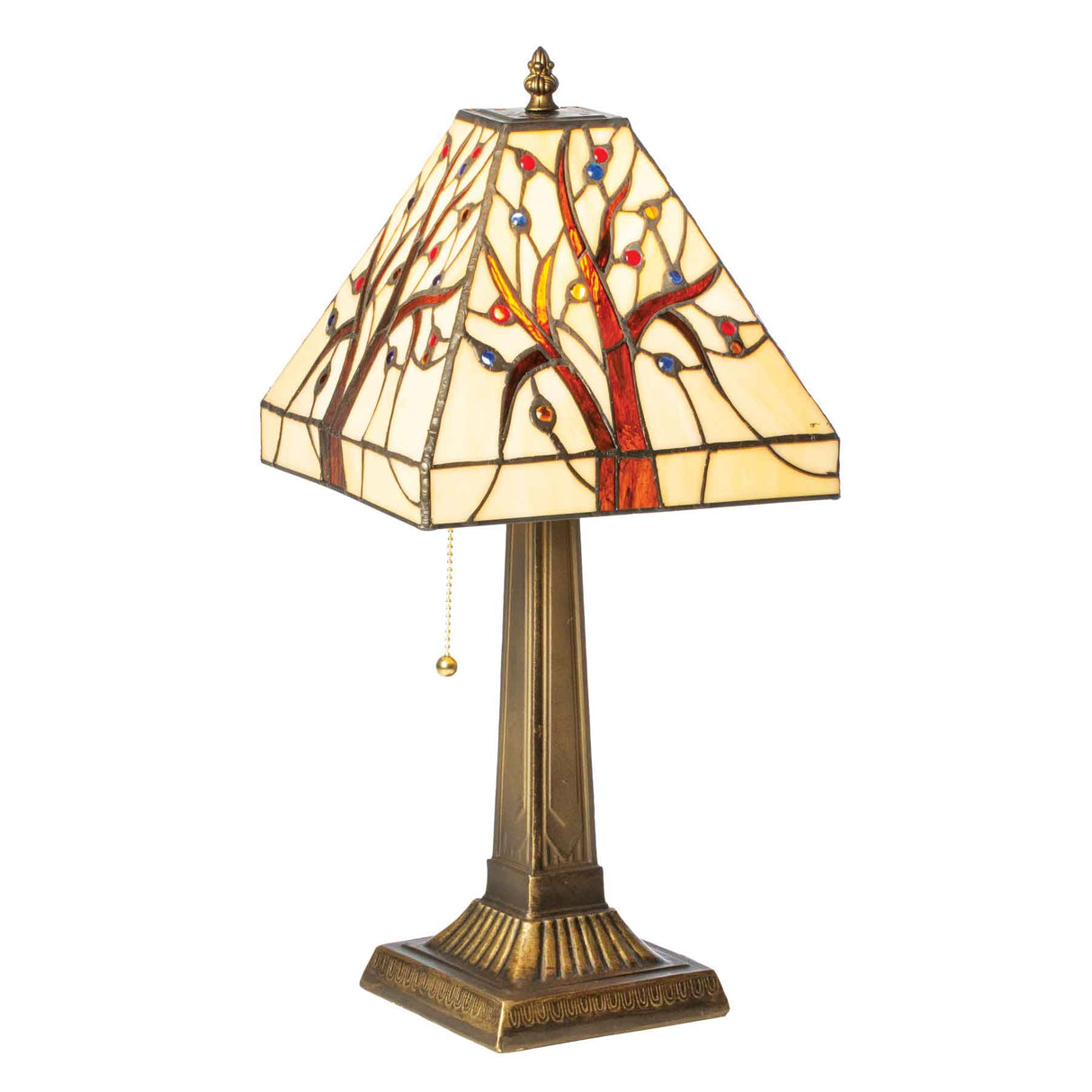 Tree of Life Stained Glass Lamp