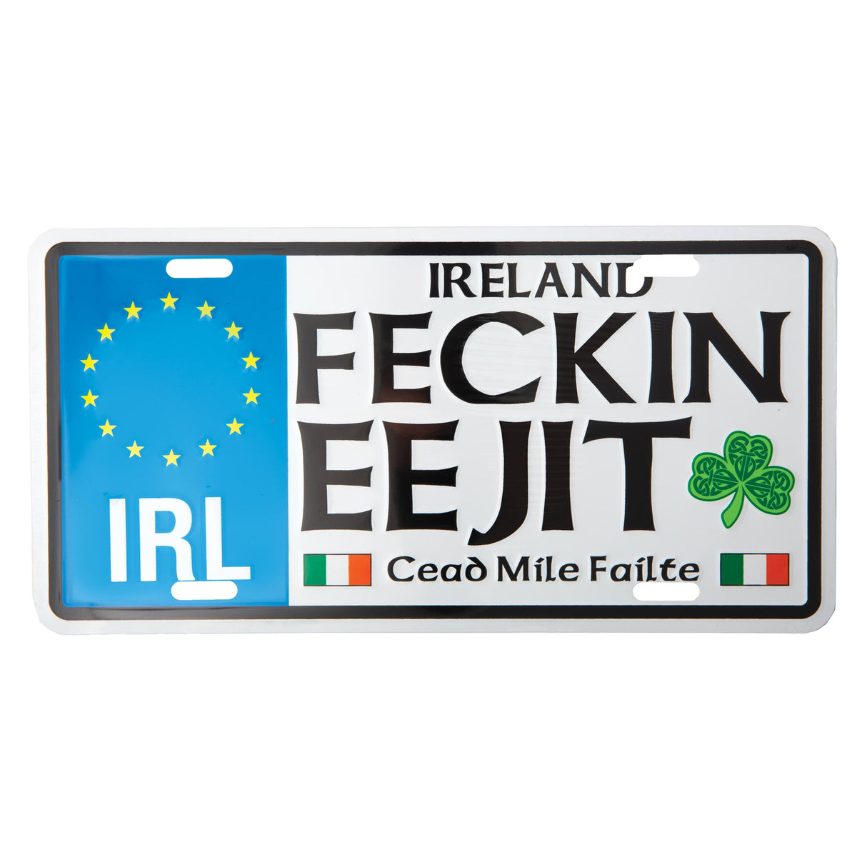 Feckin' Eejit American License Plate