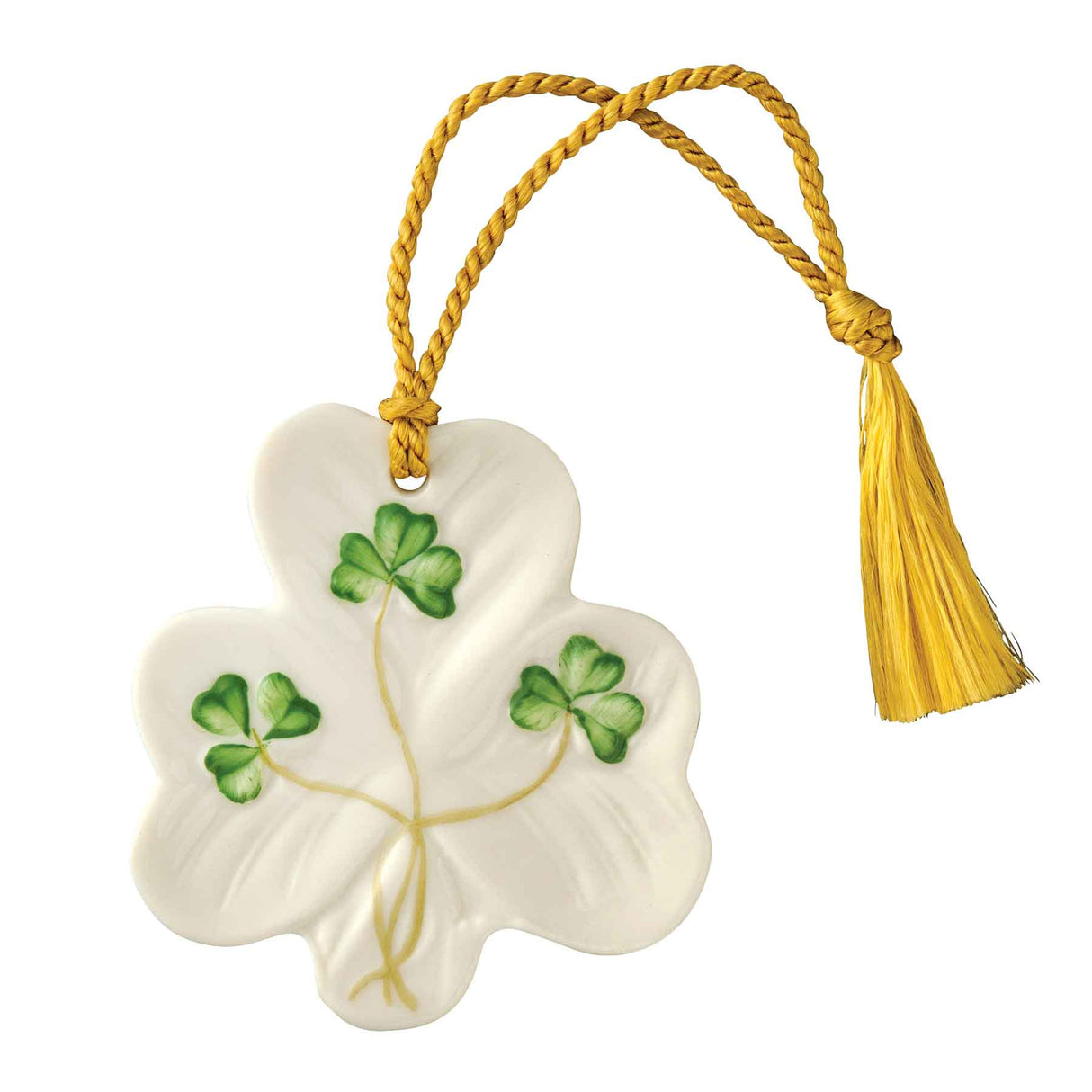 Belleek Shamrock Ornament