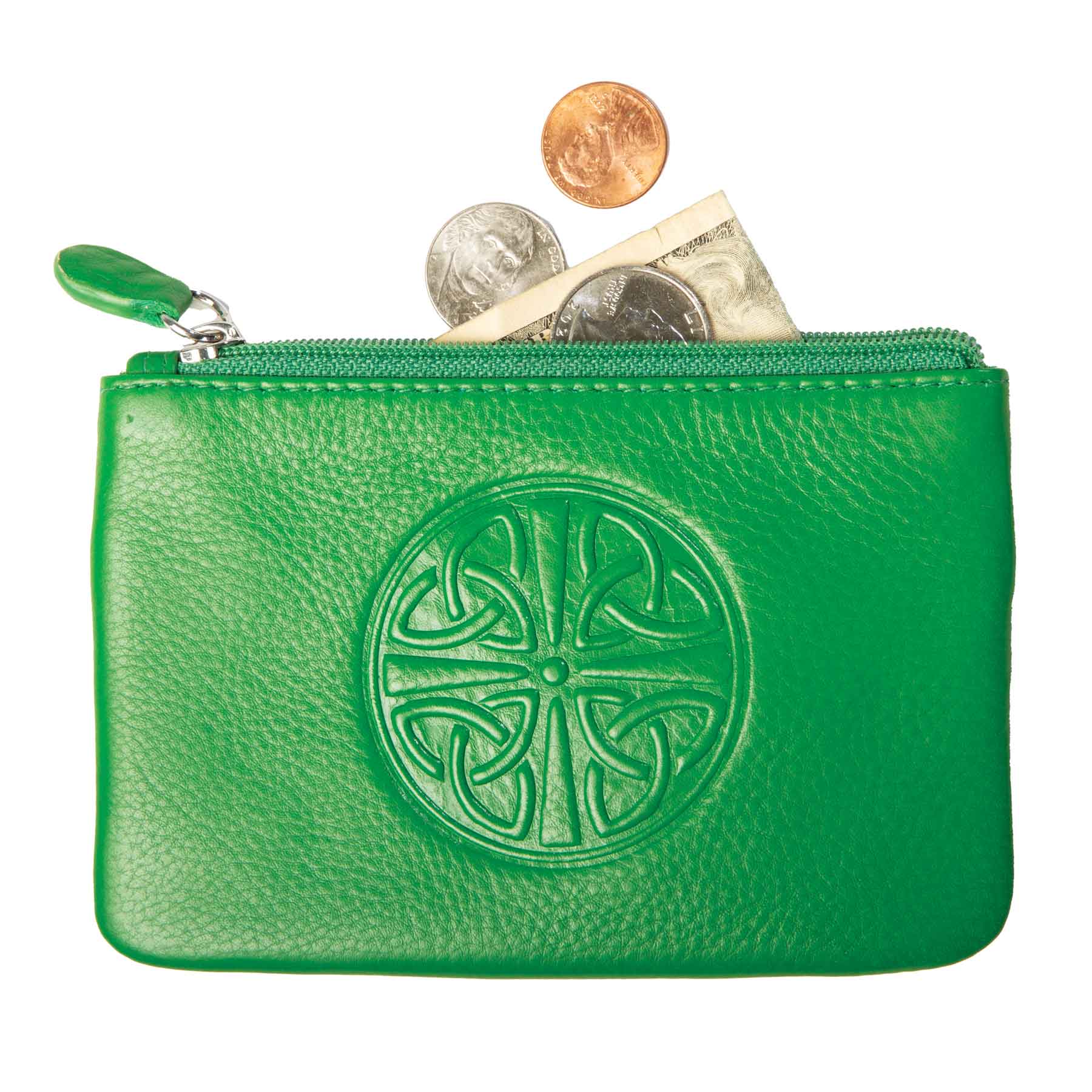 Celtic Coin Purse Leather Creative Irish Gifts