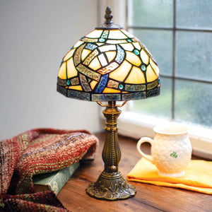 Celtic Knot Stained Glass Lamp