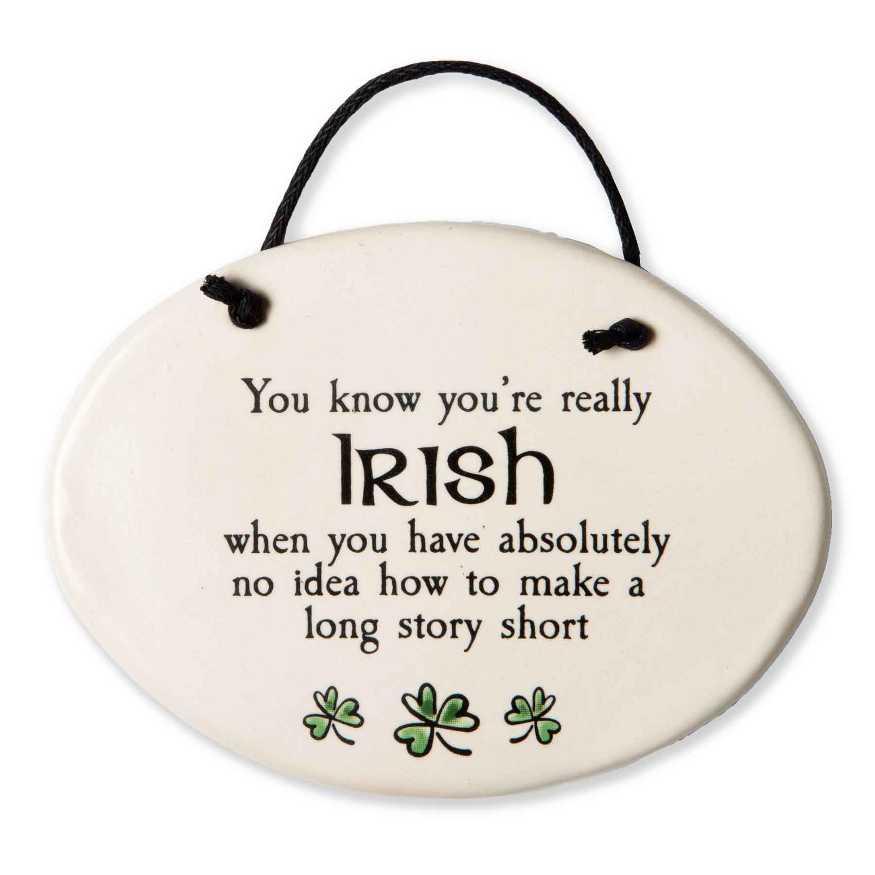 Know You're Irish Plaque– Creative Irish Gifts