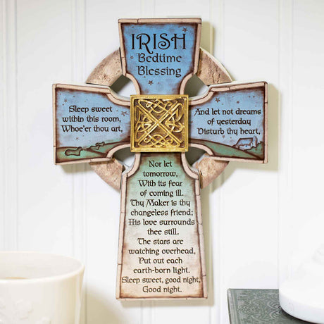 Irish Bedtime Blessing Cross